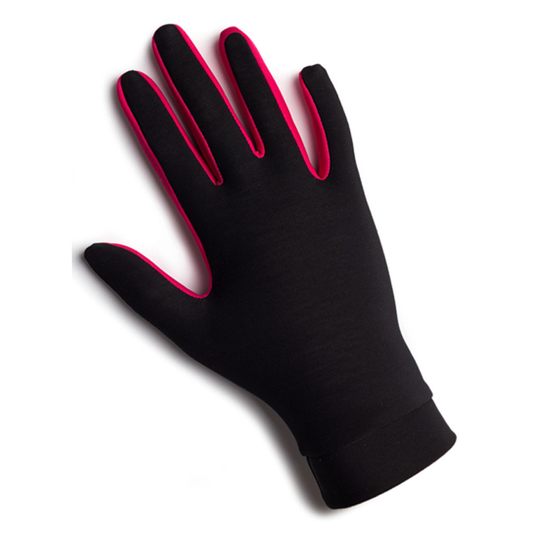 Gloves Black and Pink