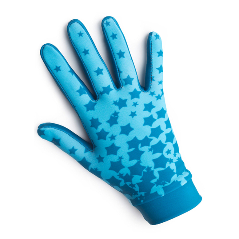 Gloves Blue Stars